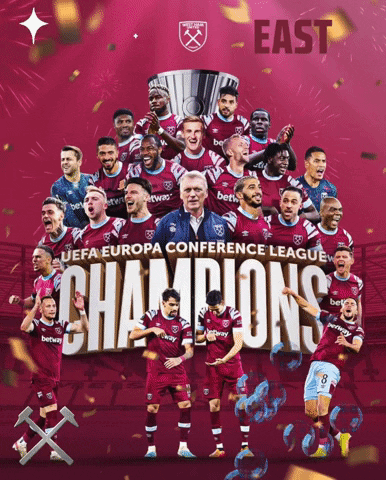 Soccer Players Posing With Champions