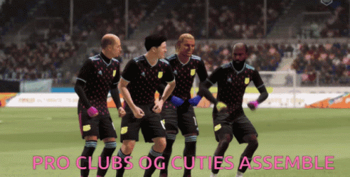 Soccer Players Pro Clubs OG Cuties Assemble GIF
