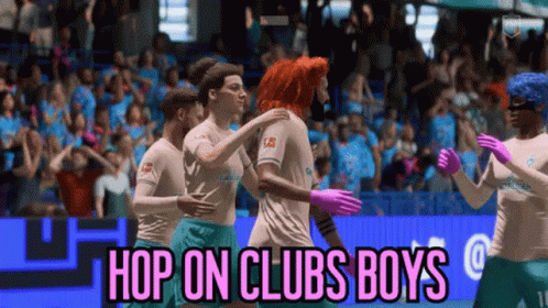 Soccer Players Saying Hop On Clubs Boys GIF