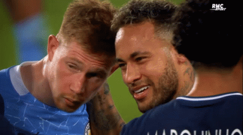 Soccer Players Talking RMC Sport GIF