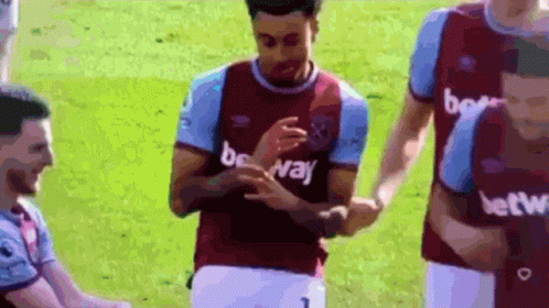 Soccer Players Wearing Betway Jerseys