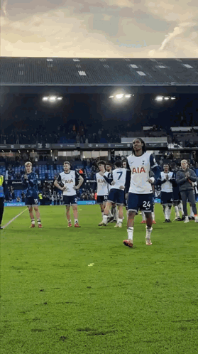 Soccer Players with AIA Uniforms