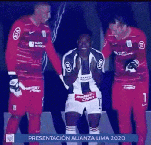 Soccer Players With Alianza Lima 2020 Screen GIF
