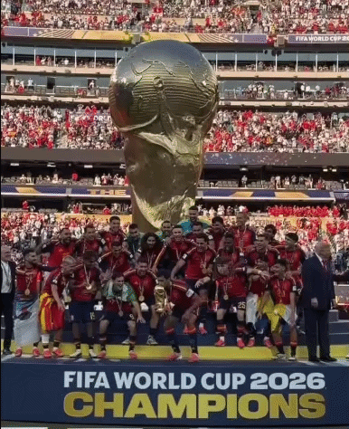 Soccer Players With FIFA World Cup 2026 Champions Trophy