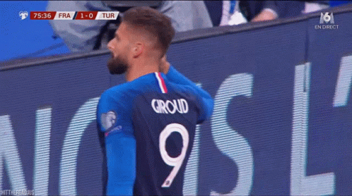 Soccer Players with Hands Up on Field