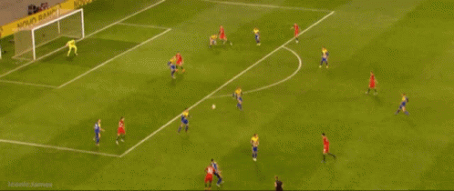 Soccer Players with Novo Banco Advertisement