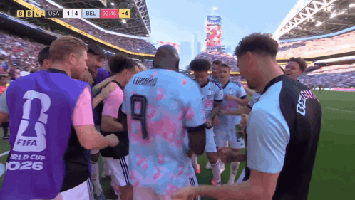 Soccer Players With Number 9 GIF
