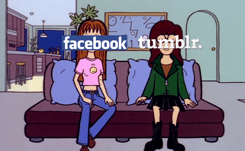 Social Media Facebook And Tumblr GIF