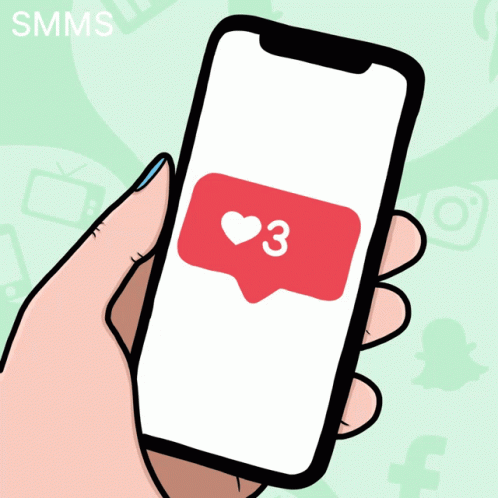 Social Media Heart Counts GIF