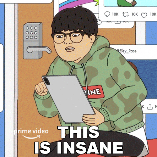 Social Media Scrolling Causes Insanity GIF
