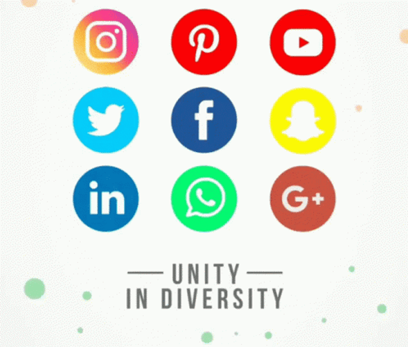 Social Media Unity In Diversity GIF 