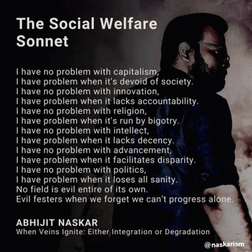 Social Welfare Sonnet by Abhijit Naskar