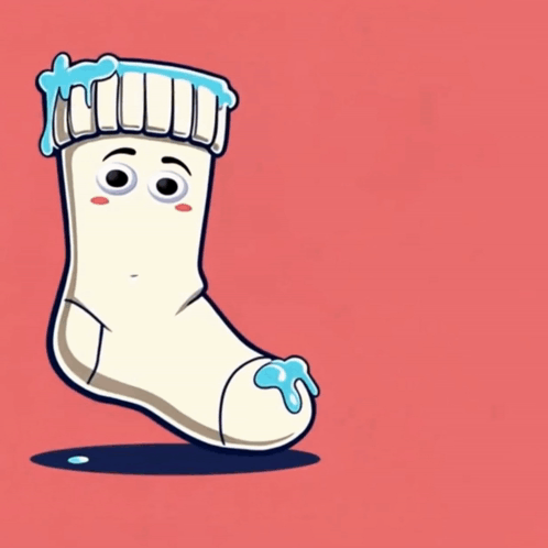 Sock Saying Keep Calm and Stay Smoist