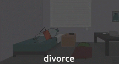 Soda Bottle Laying on Couch Divorce
