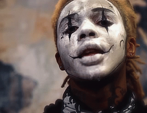 Sofaygo Clown Face Paint Music Video GIF