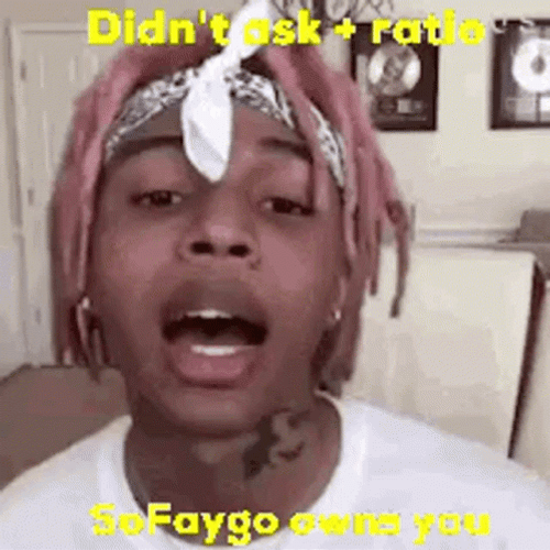 Sofaygo Rapping Don't Ask Ratio GIF