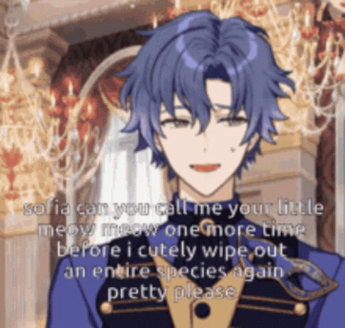 Sofia Can You Call Me Your Little Meow Meow One More Time Before I Cutely Wipe Out An Entire Species Again Pretty Please GIF
