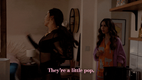 Sofia Sideris Emily In Paris Loved Outfit GIF