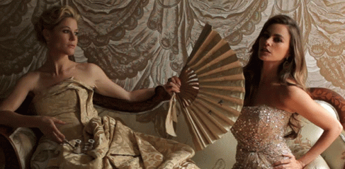 Sofia Vergara Glittery Gown GIF