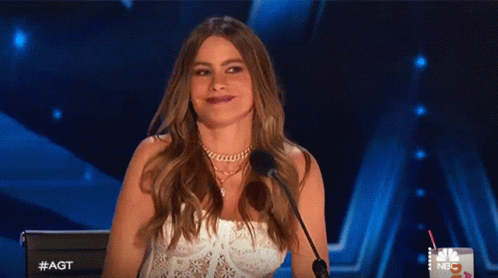 Sofia Vergara Flying A Kiss GIF