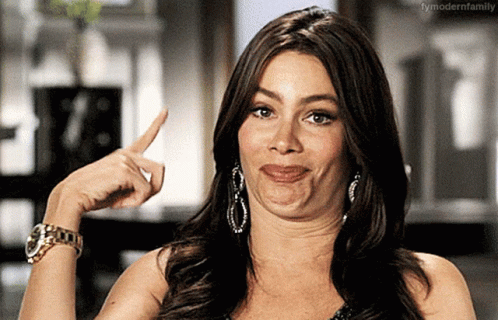 Sofia Vergara Signing Crazy GIF