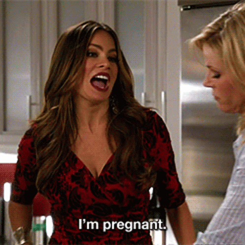 Sofia Vergara I'm Pregnant GIF