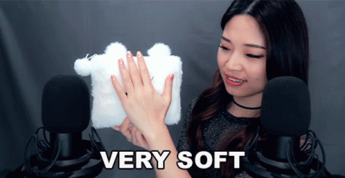 Very Soft White Kitty Toy GIF