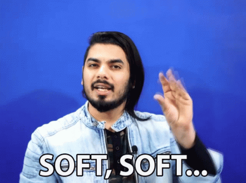 Mister Swishy Saying Soft GIF