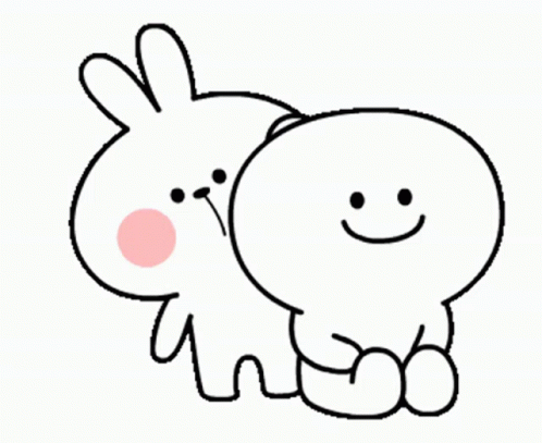 Spoiled Rabbit Soft Patting GIF