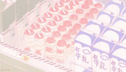 Soft Aesthetic Kawaii Anime Foods GIF