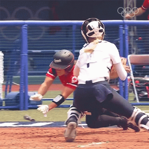 Softball Aubree Munro Diving For Base GIF