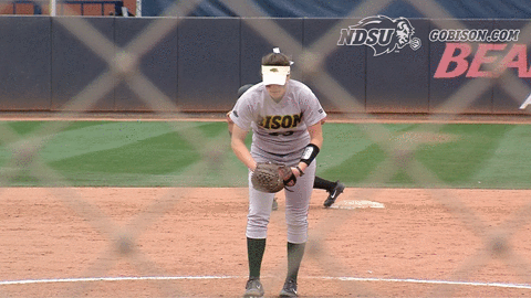 Softball Game Amazing Ace Pitch GIF