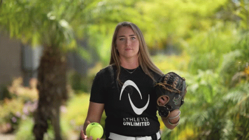 Softball Toss Georgina Corrick GIF