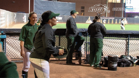 Softball Under The Leg Pitch GIF