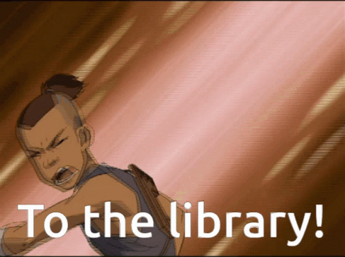 Sokka To The Library GIF