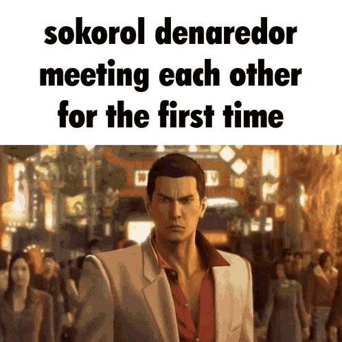 Sokorol Denaredor Meeting Each Other Man in Suit
