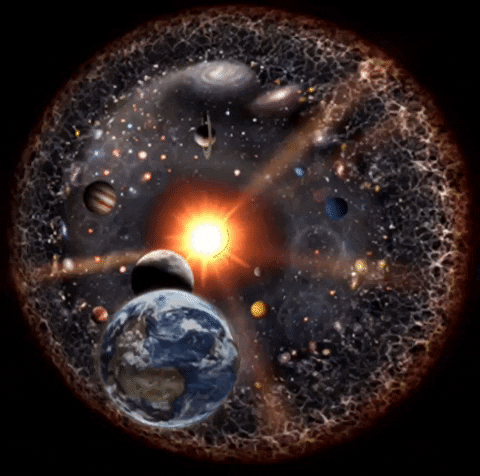 Solar System Exploding Motion GIF