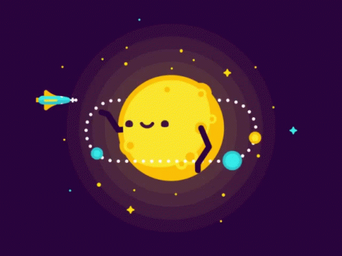 Solar System Funny Sun GIF