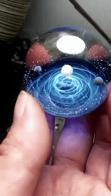 Solar System Marble GIF