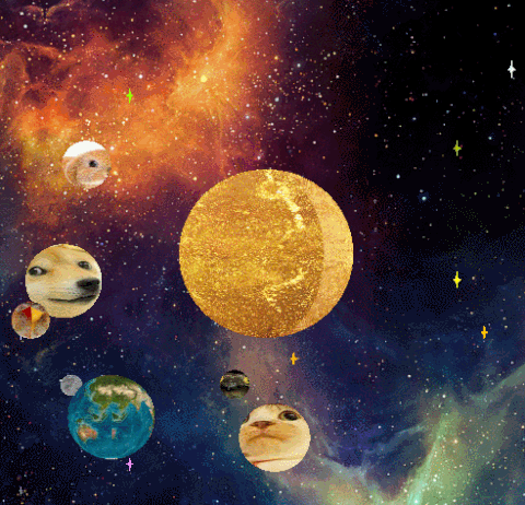 Solar System Planet Revolution GIF