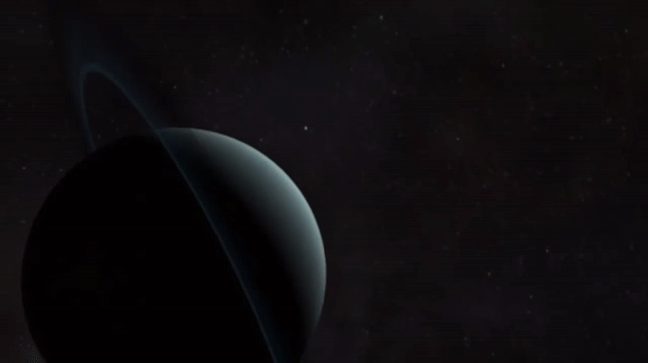 Solar System Planet Rings GIF