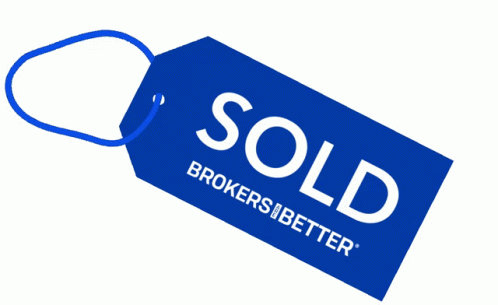 Sold Blue Tag GIF