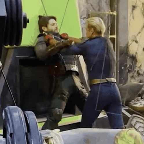 Soldier Boy And Homelander GIF
