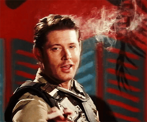 Soldier Boy Smoking GIF