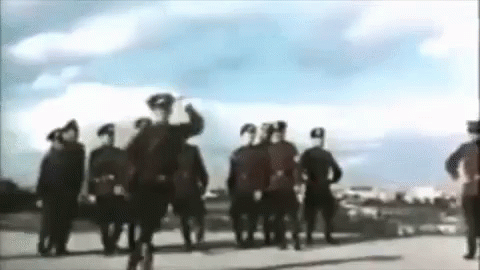 Soldier Russian Dance GIF