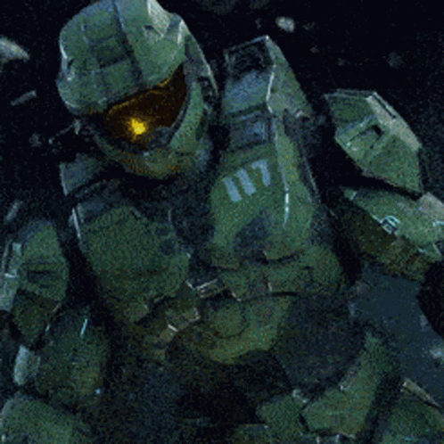 Soldier With Number 117 GIF