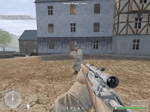 Soldier With S.P.D. Badge On Shoulder GIF