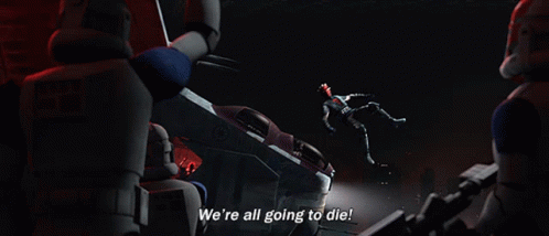 Soldiers in Dark Room Saying We're Going to Die