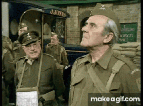 Soldiers in Front of Bus Saying Jones