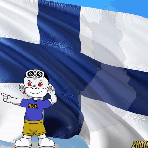 Soldiers Marching With Finland Flag